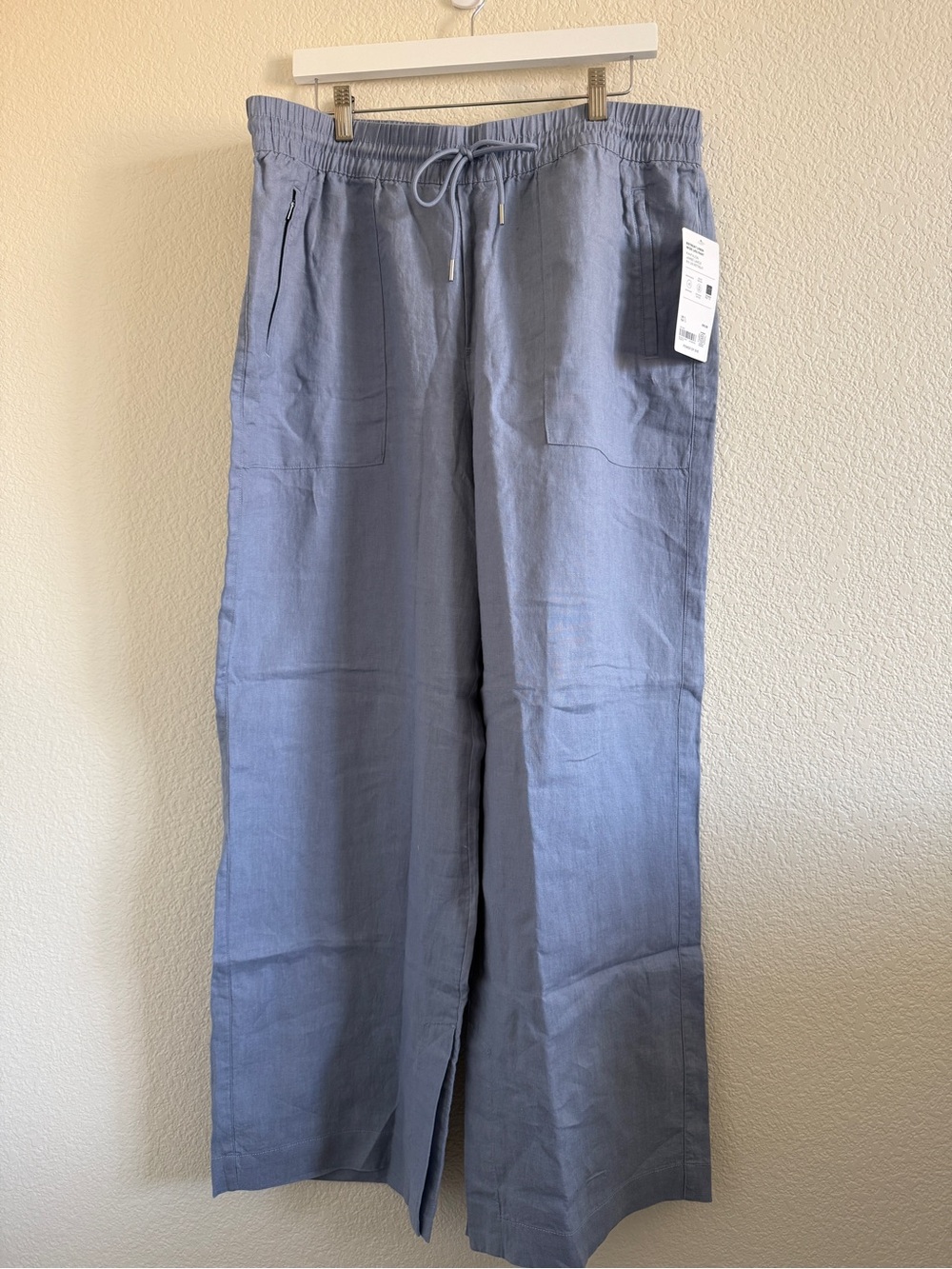 NWT Athleta Retreat Linen High Rise Pants XL